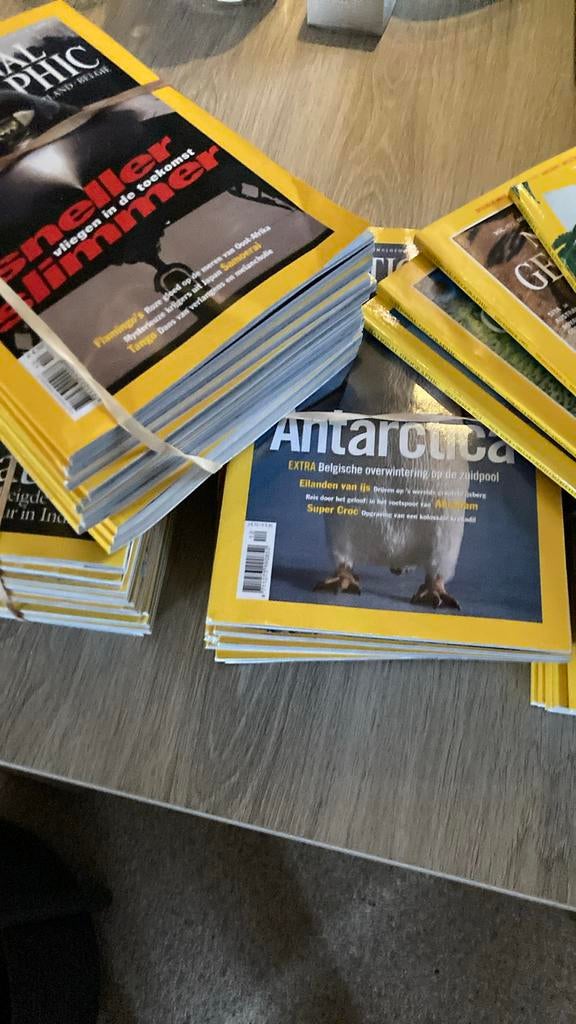 National geographic maandbladen, Boeken, Tijdschriften en Kranten, Ophalen, Zo goed als nieuw
