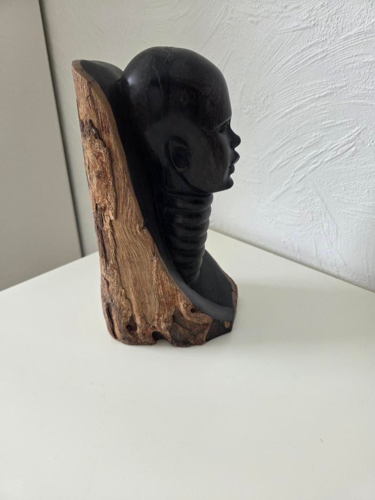 Congolees beeld uit hout 25 cm hoog, Ophalen