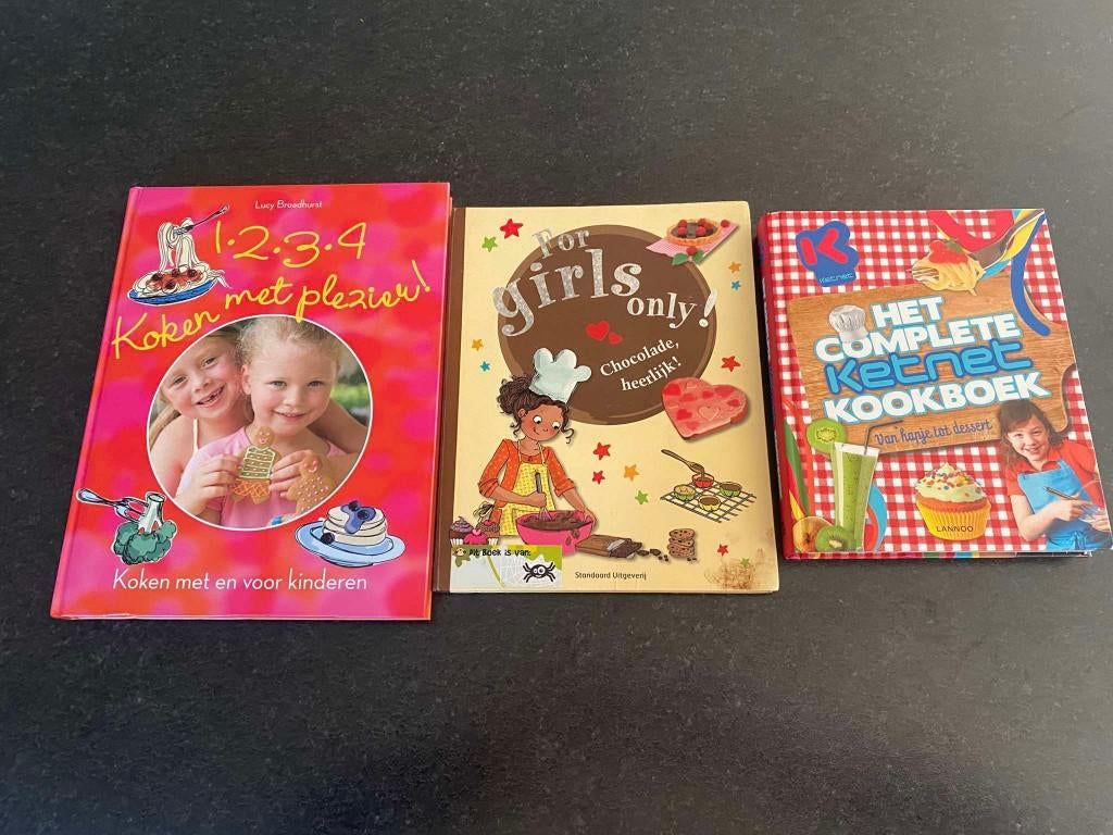 Kookboeken voor kinderen - 3 stuks, Ophalen of Verzenden, Gelezen