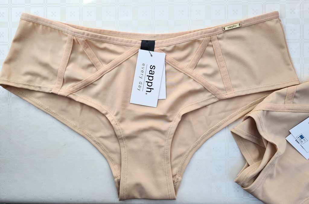 2x slip SAPPH - Large - lage taille - 2 voor 12,00 EUR-NIEUW, Sapph, Enlèvement, Beige, Slip