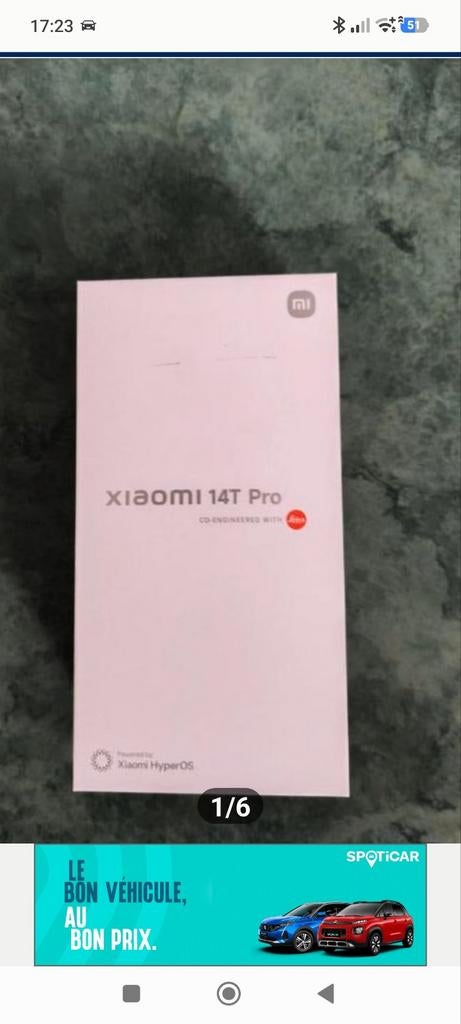 Échange xiaomi 14 t pro contre un xiaomi 15 t pro et EUR, Ophalen