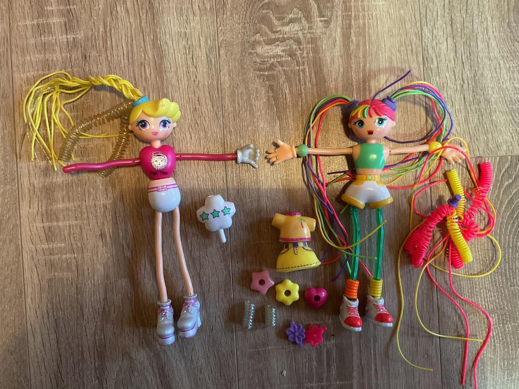 Vintage Betty Spaghetty - 2 poppen met accessoires, Enlèvement ou Envoi, Utilisé