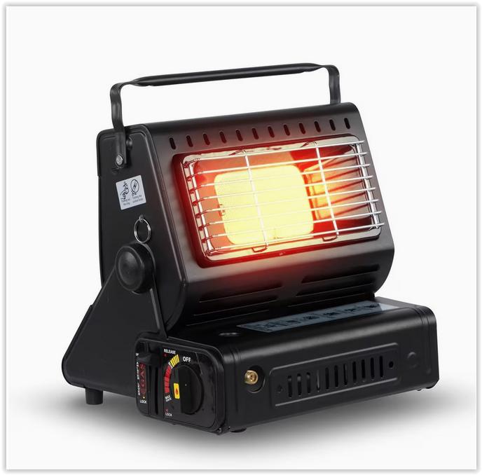 ZMC 2-in-1 draagbare kachel en kookplaat met LPG, Inox, Inductieplaat, Nieuw, Ophalen of Verzenden