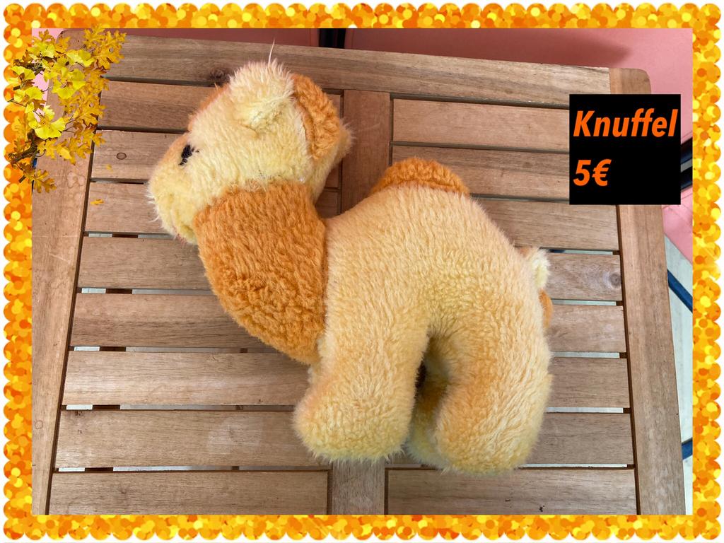 Knuffel dromedaris jaren 70, Ophalen of Verzenden, Zo goed als nieuw, Overige typen