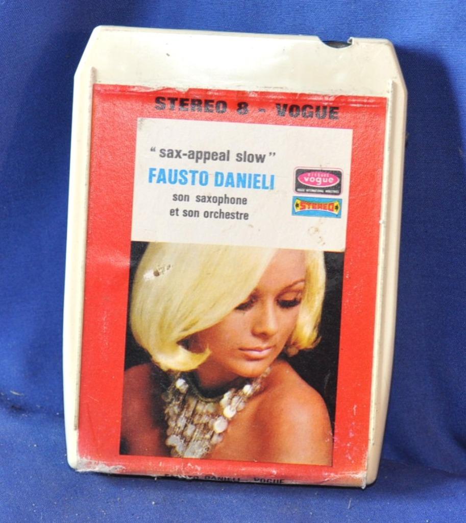 cassette vintage cartouche stereo 8 track tape fausto daniel, Ophalen of Verzenden, Gebruikt, 1 bandje, Origineel
