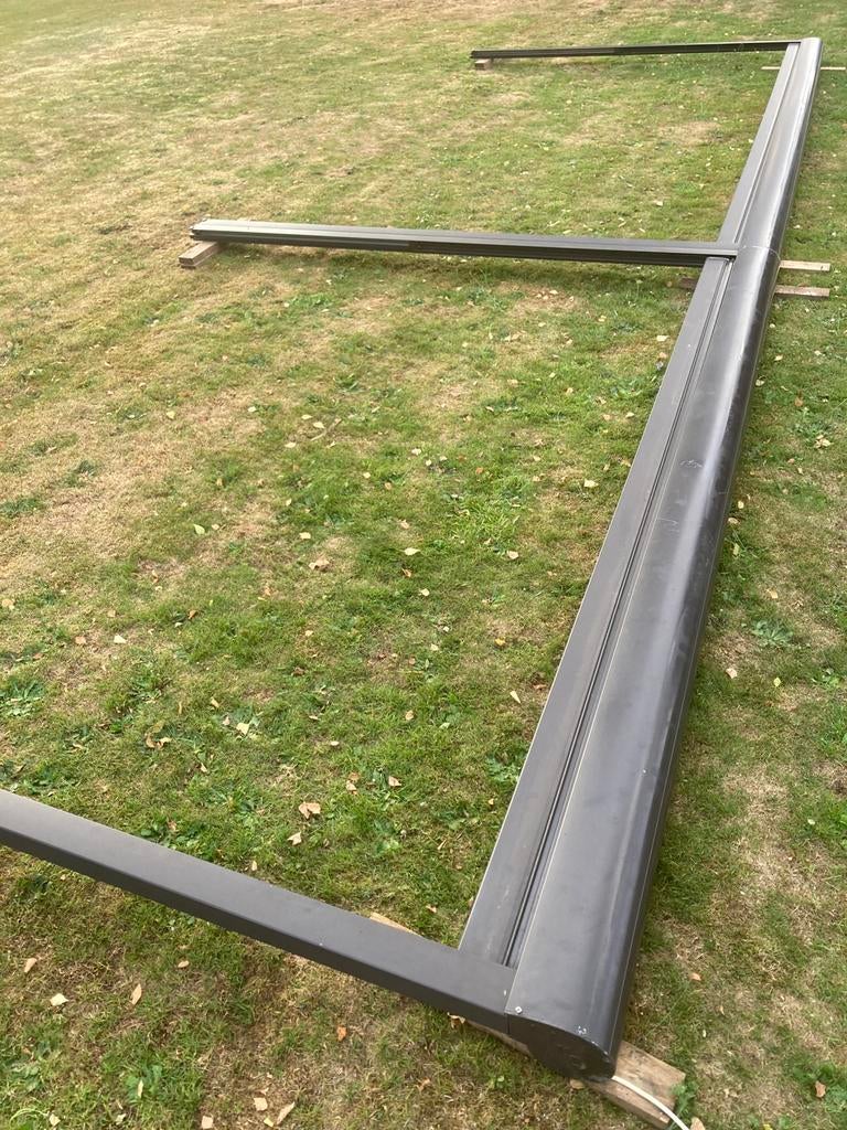 Veranda zonwering Brustor 8625 x 3610 uitval, Tuin en Terras, Overkappingen, Gebruikt, Tuinpaviljoen, Ophalen