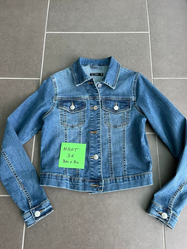 Jeans jas Maat 36 Bel&Bo, Bel&Bo, Ophalen of Verzenden, Zo goed als nieuw, Maat 36 (S)