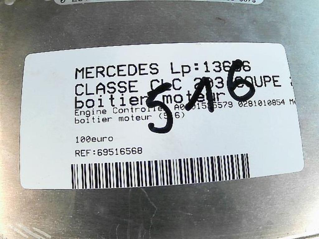 Boitier moteur Mercedes CL203 2.2CDi 100kw 0281010854 (516), Autos : Pièces & Accessoires, Autres pièces automobiles, Enlèvement ou Envoi