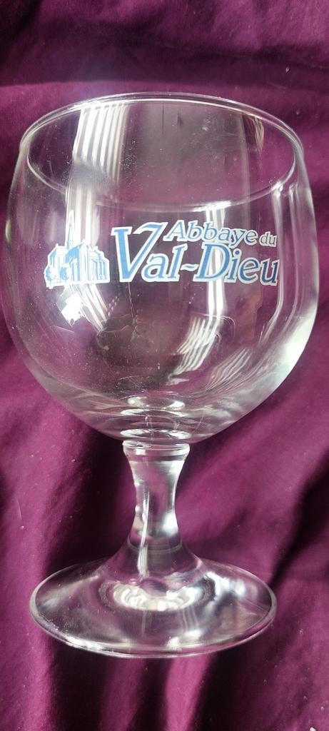 Verre val dieu écriture bleu, Enlèvement ou Envoi, Comme neuf