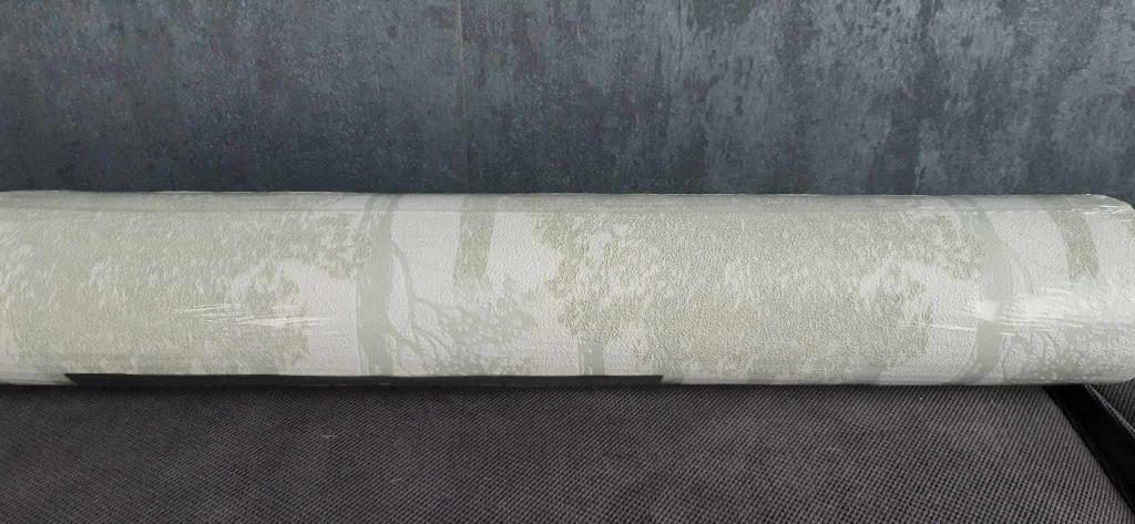papier peint pour tiolettes 1 rouleau, Maison & Meubles, Ameublement | Papier peint, Enlèvement ou Envoi, Moins de 10 m², Vert