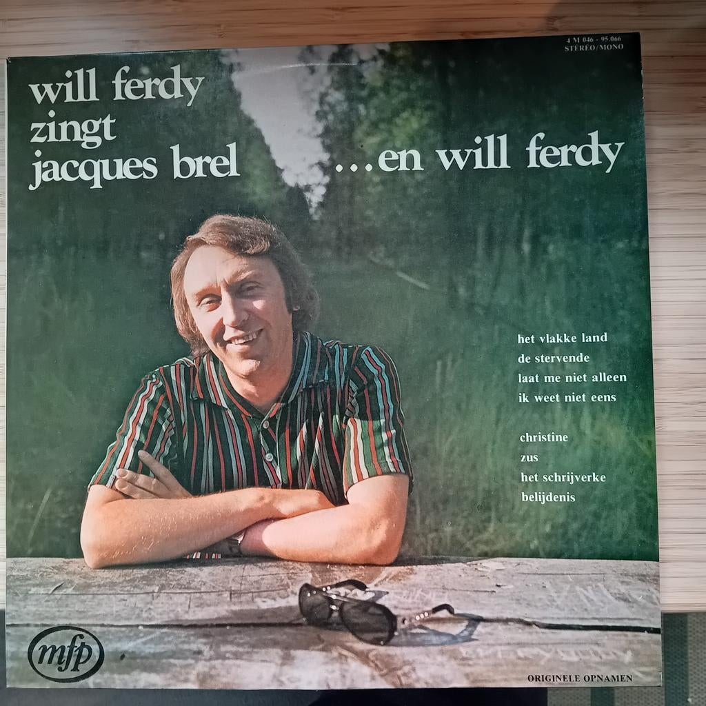 Vinyle : Will Ferdy chante Jacques Brel et lui-même, 1970, CD & DVD, Enlèvement ou Envoi, Comme neuf, 12 pouces