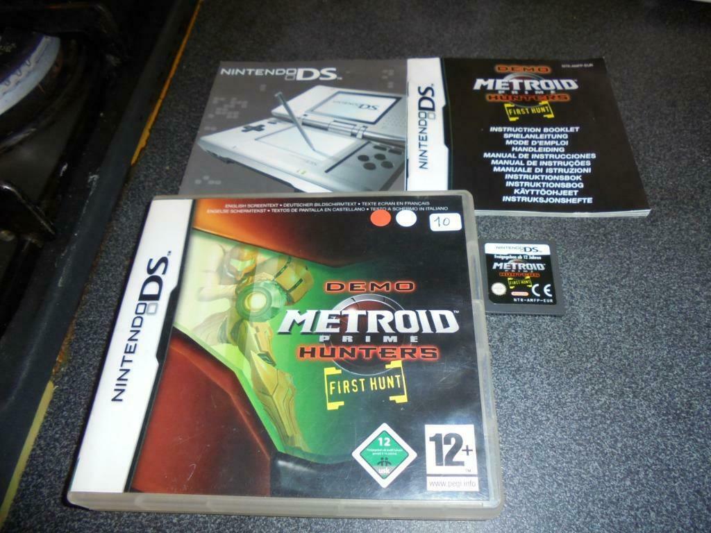 DS Demo Metroid Prime Hunters (orig-compleet), Enlèvement ou Envoi, Utilisé, À partir de 12 ans