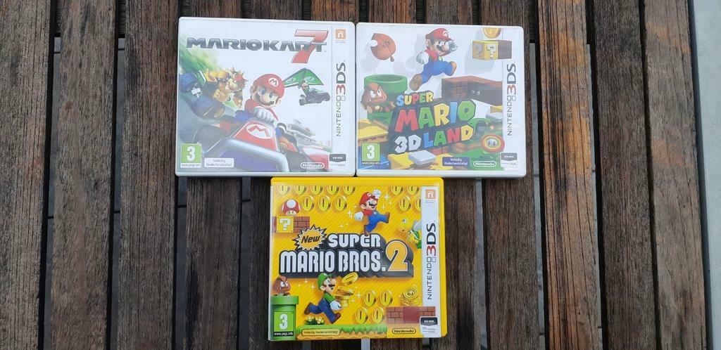 3 Mario spelletjes te koop, Games en Spelcomputers, Games | Nintendo 2DS en 3DS, Ophalen of Verzenden, Zo goed als nieuw