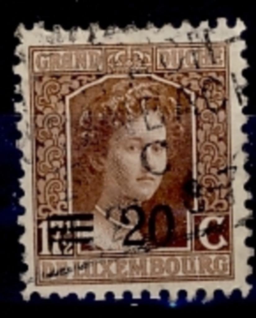 Luxemburg 1915 - nr 115, Verzenden, Luxemburg, Gestempeld
