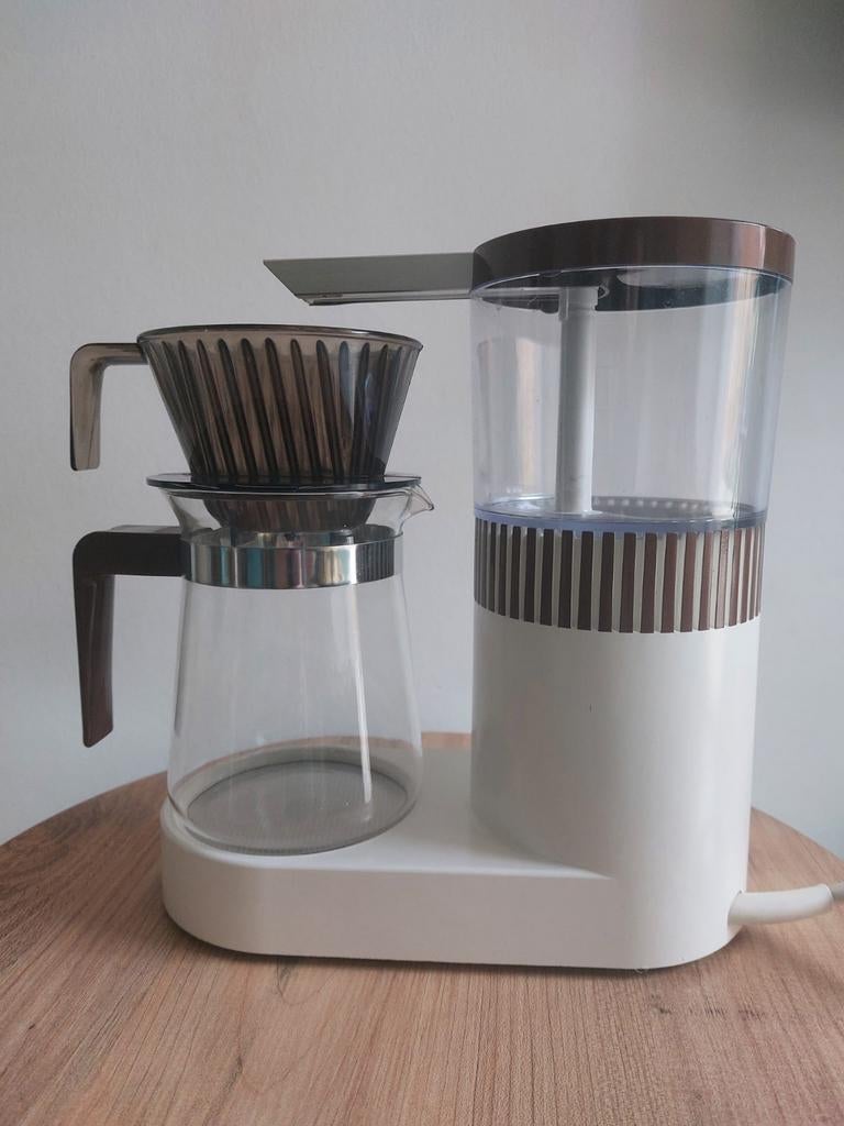 Vintage Wigomat 60 Deluxe koffietoestel + thee-accessoire, Café moulu, Utilisé, Tuyau à Vapeur, Enlèvement