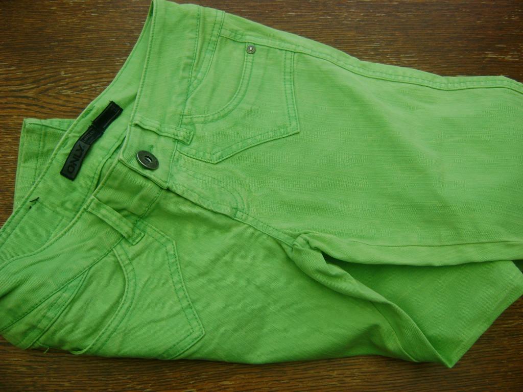 groene jeans ONLY, Ophalen of Verzenden, Zo goed als nieuw, W27 (confectie 34) of kleiner, Overige kleuren