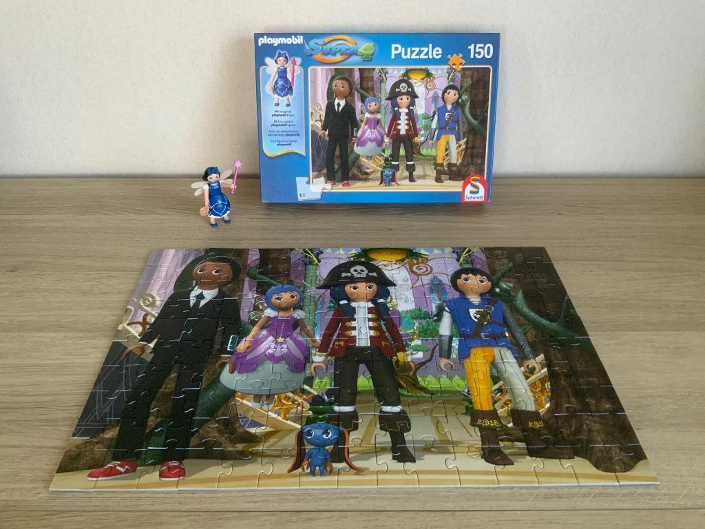 Puzzel 150 stukken Playmobil + figuurtje, Ophalen, Meer dan 50 stukjes, Zo goed als nieuw, 6 jaar of ouder