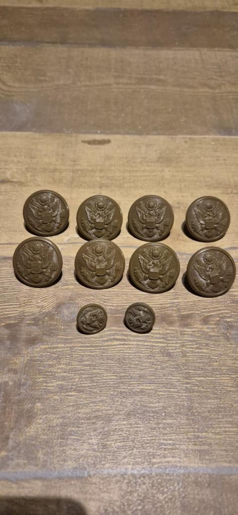 lot boutons plastique, US 2WW, Enlèvement ou Envoi