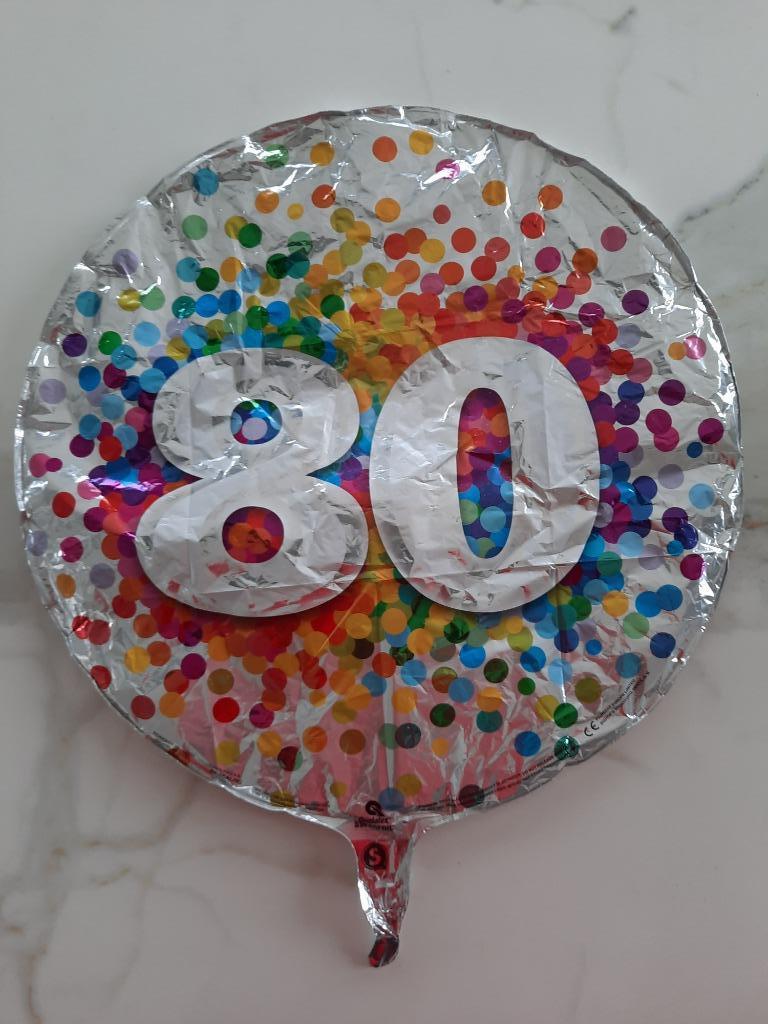 Helium ballon leeg 80, Ophalen of Verzenden, Gebruikt, Feestartikel