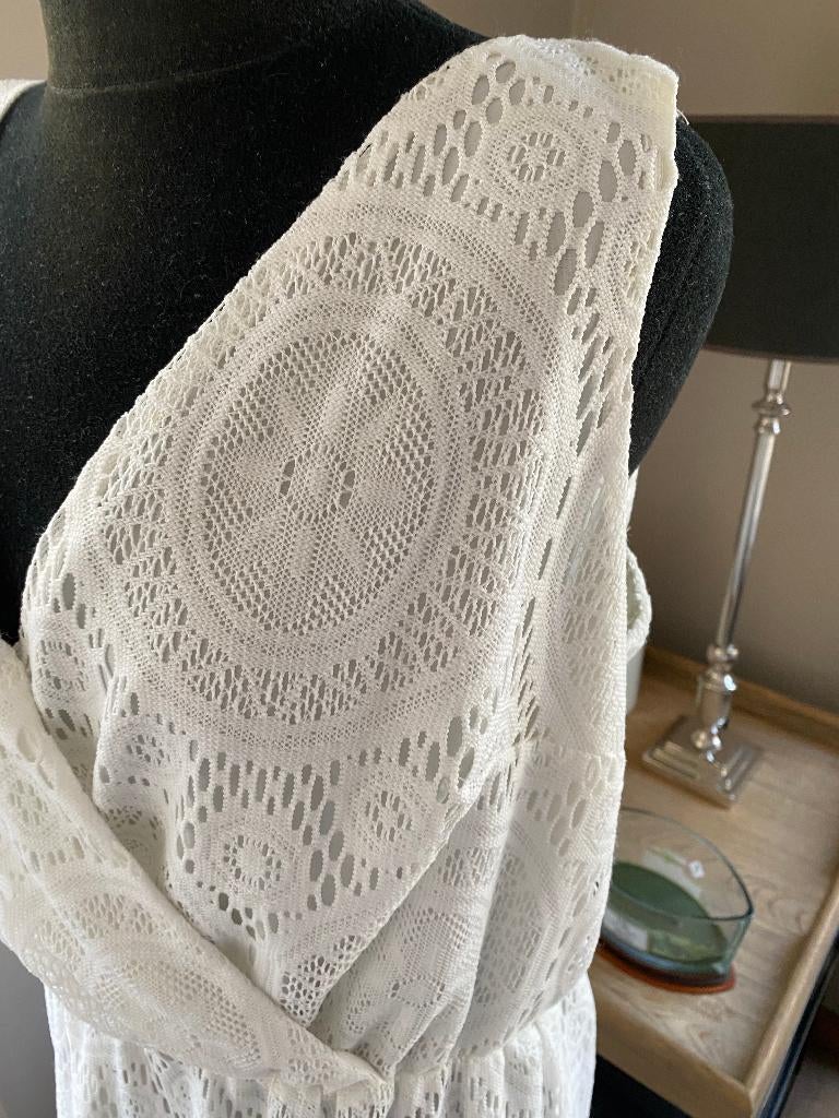 Robe longue en dentelle blanche SCAPA - 42, Taille 42/44 (L), Scapa, Enlèvement ou Envoi, Comme neuf