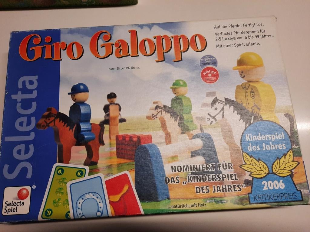 Giro Galoppo paardenracespel, Ophalen of Verzenden, Gebruikt