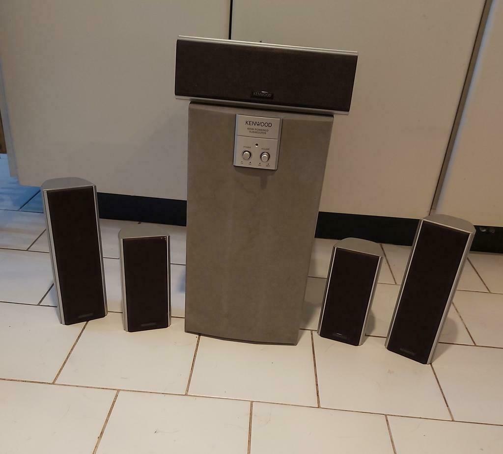 Kenwood surround met subwoofer, TV, Hi-fi & Vidéo, Ensembles home-cinéma, Autres marques, Comme neuf, Autres lecteurs, Enlèvement