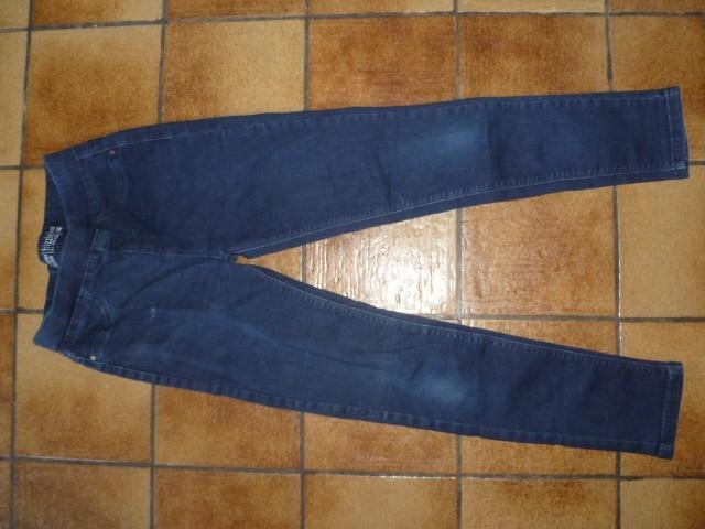 blauwe jeans meisje, maat 146, Enlèvement ou Envoi, Frizzle by Bel & Bo, Fille