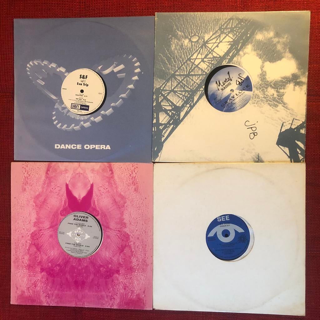 Vinyl 12” retro house trance techno rave, Cd's en Dvd's, Ophalen of Verzenden, Zo goed als nieuw