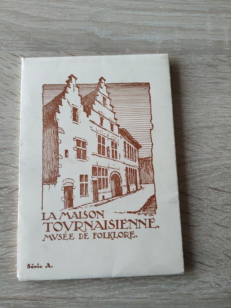 Pochette 10 cartes postales maison tournaisienne Tournai, Collections, Enlèvement ou Envoi, Non affranchie, Culture et Média