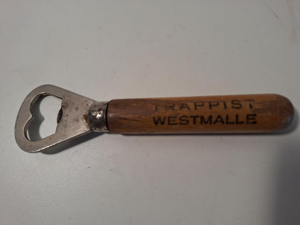 Oude bier flessenopener Trappist bier abdij Westmalle, Verzamelen, Ophalen of Verzenden, Zo goed als nieuw