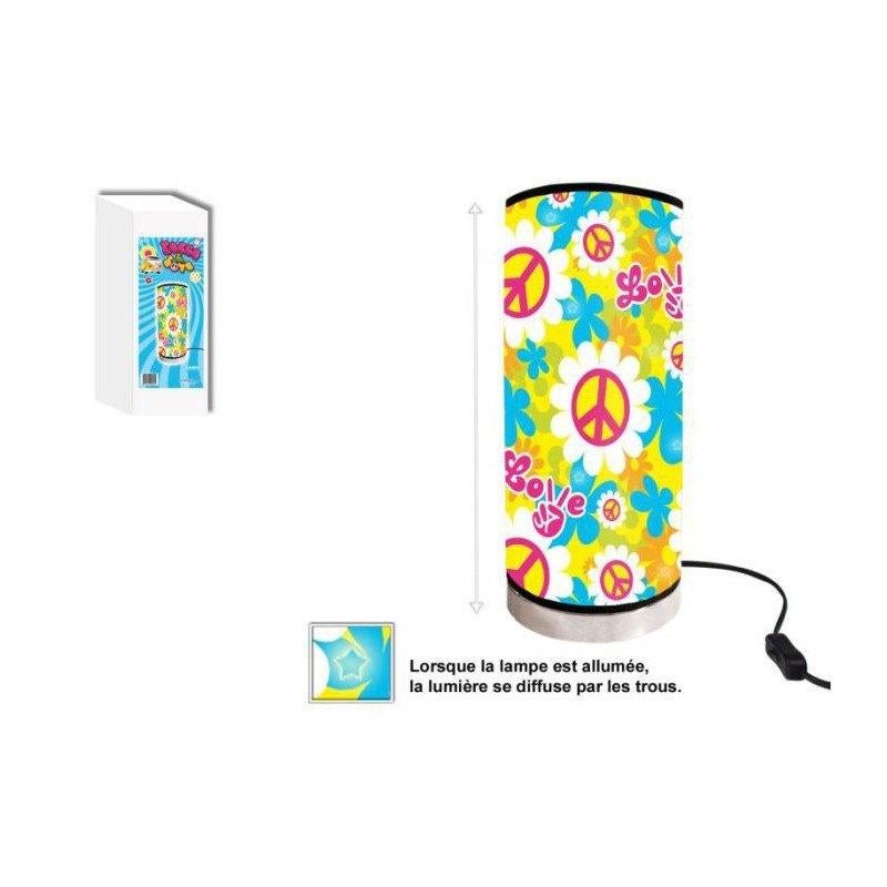 Lampe tube peace and love, Enlèvement ou Envoi, Neuf, Rond
