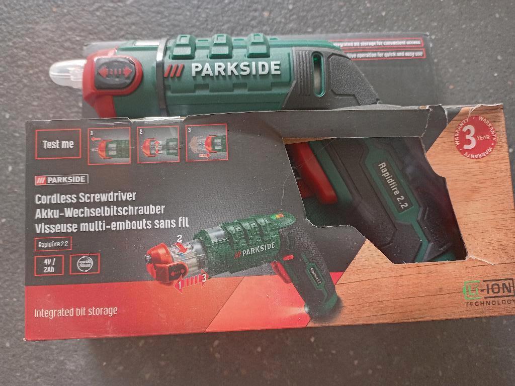 Accuschroevendraaier nieuw PARKSIDE Rapidfire 2.2, Bricolage & Construction, Outillage | Outillage à main, Enlèvement, Neuf
