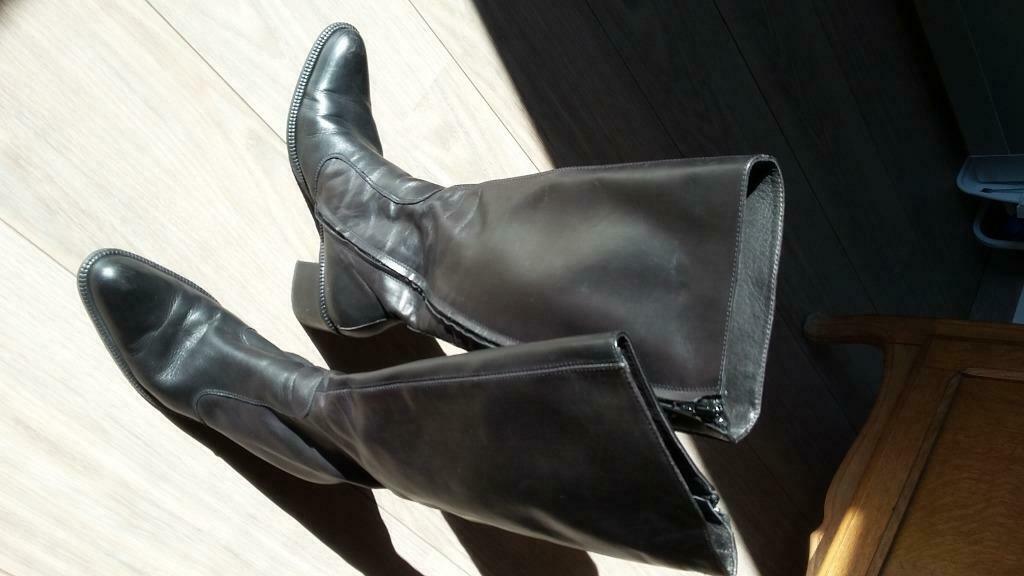 Bottes femme cuir noir 37, Vêtements | Femmes, Chaussures, Enlèvement, Comme neuf, Noir