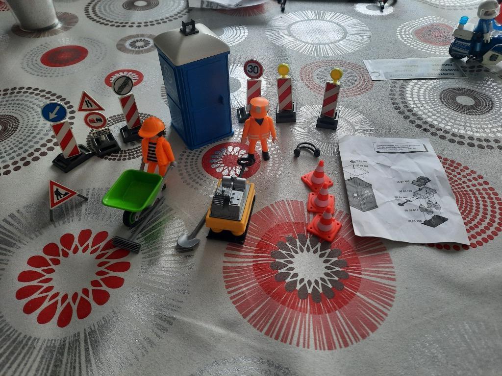 Playmobil 3004 Bouwvakkers, Ophalen of Verzenden, Zo goed als nieuw, Complete set