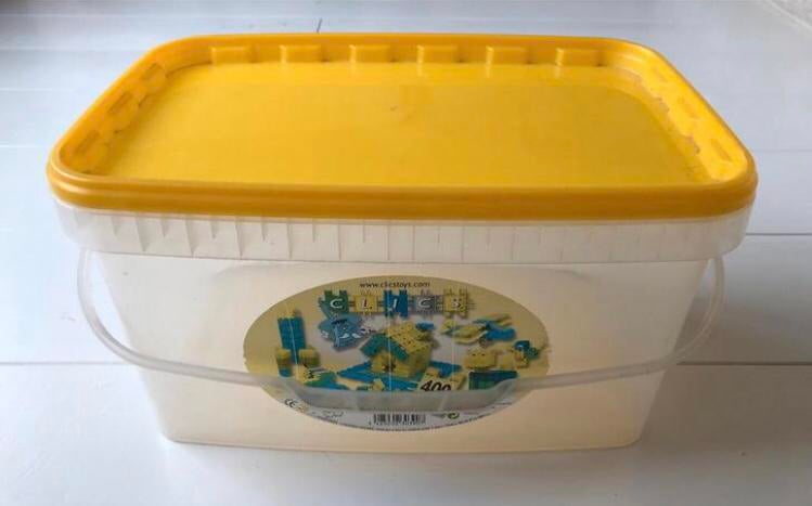 plastiek opbergbox 38 x 24 x 21 met handvat en deksel, Ophalen of Verzenden, Gebruikt, Overige typen