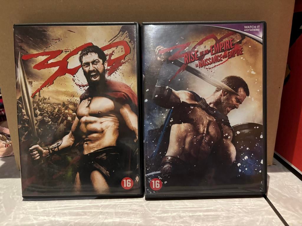 300 & 300 Rise of an empire DVD lot, Ophalen of Verzenden, Zo goed als nieuw