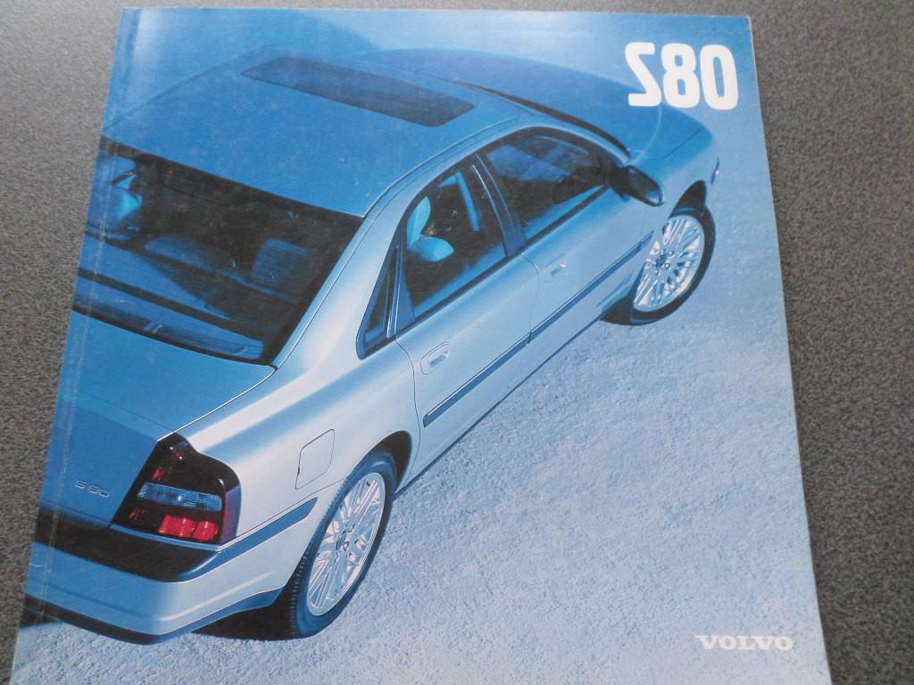 Volvo S80 1999 Brochure - USA, Boeken, Auto's | Folders en Tijdschriften, Volvo, Ophalen of Verzenden