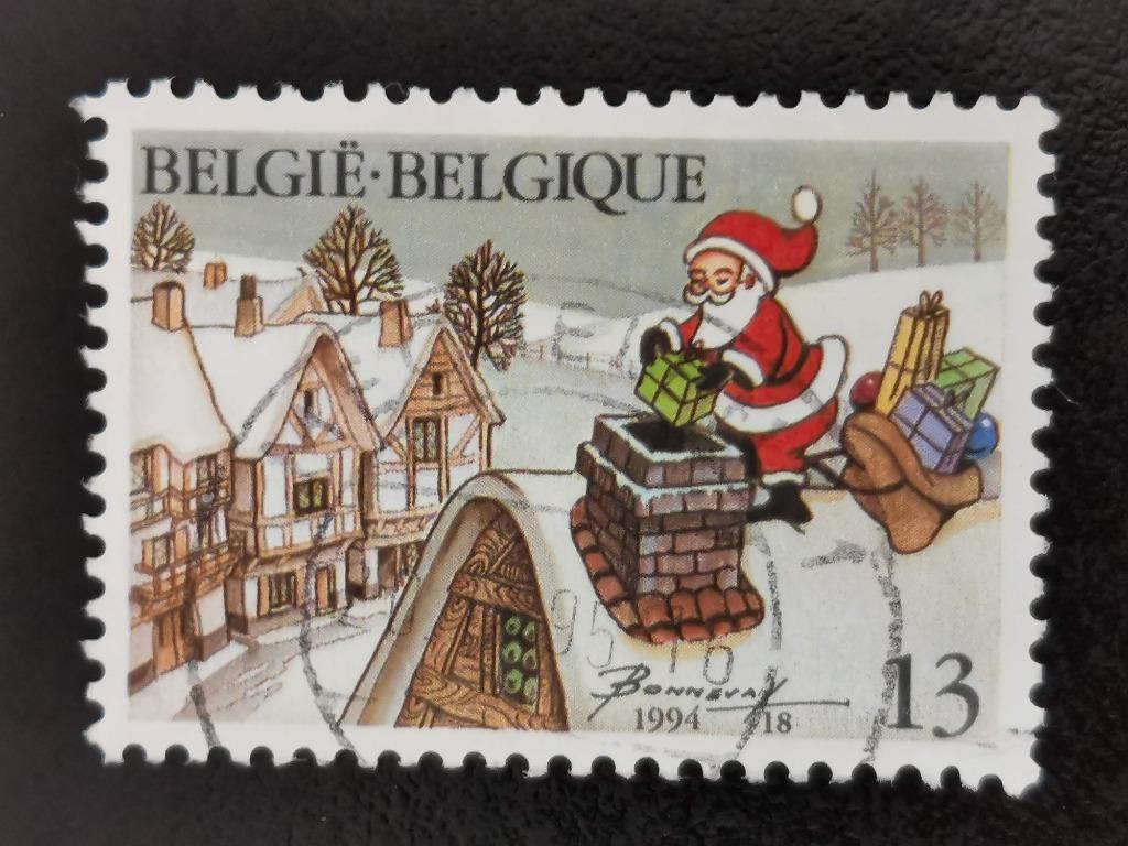 Belgique 1994 - Noël, Enlèvement ou Envoi, Affranchi