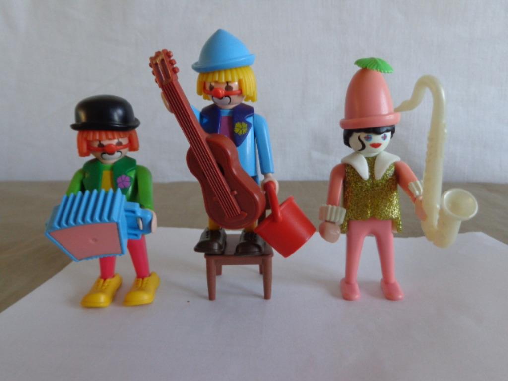 Playmobil clown 3319 et 3392 - cirque/circus vintage, Ophalen of Verzenden, Zo goed als nieuw, Los Playmobil