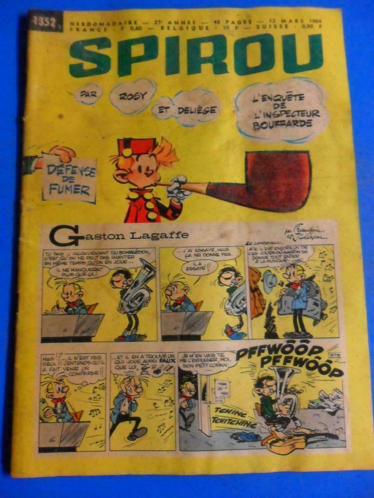 Spirou Hebdomadaire - 12 Mars 1964, Une BD, Enlèvement ou Envoi, Utilisé