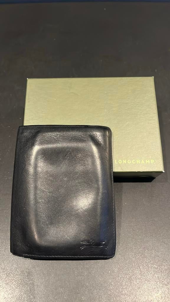Porte feuille Longchamp cuir Noir, Bijoux, Sacs & Beauté, Porte-monnaie & Portefeuilles, Utilisé, Noir, Cuir