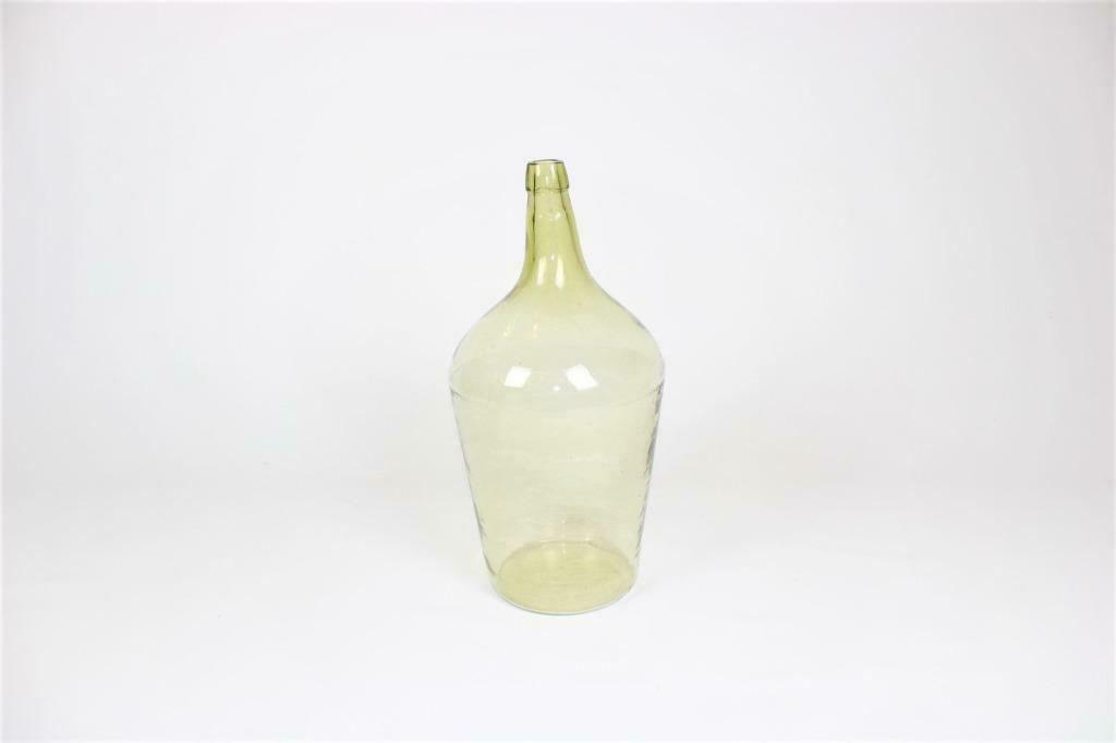 Oude lichtgele fles, eind 19de eeuw, Antiek en Kunst, Curiosa en Brocante, Ophalen