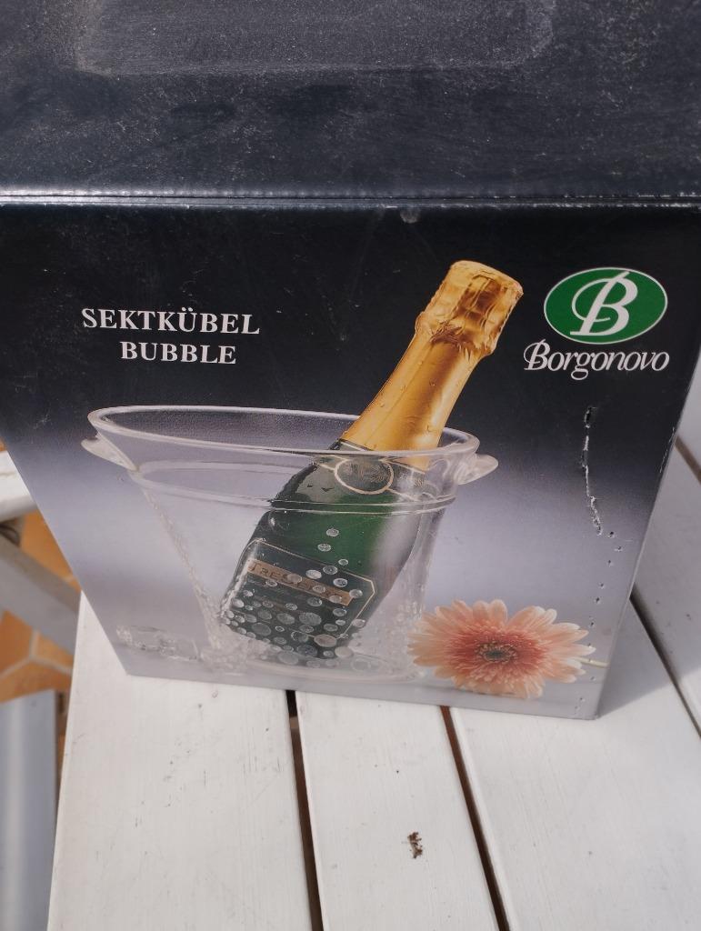 Champagne of wijn-emmer in glas, Ophalen, Gebruikt, Glas, Minder dan 5 flessen