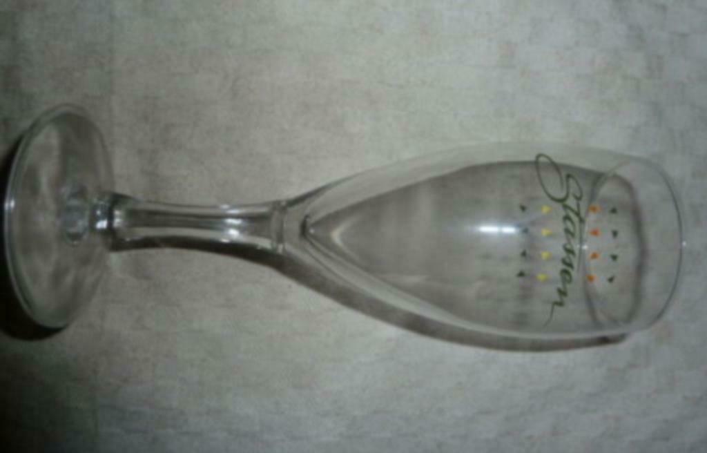 #F cider glas STASSEN premium belgian cider, Verzamelen, Ophalen of Verzenden, Nieuw, Overige typen