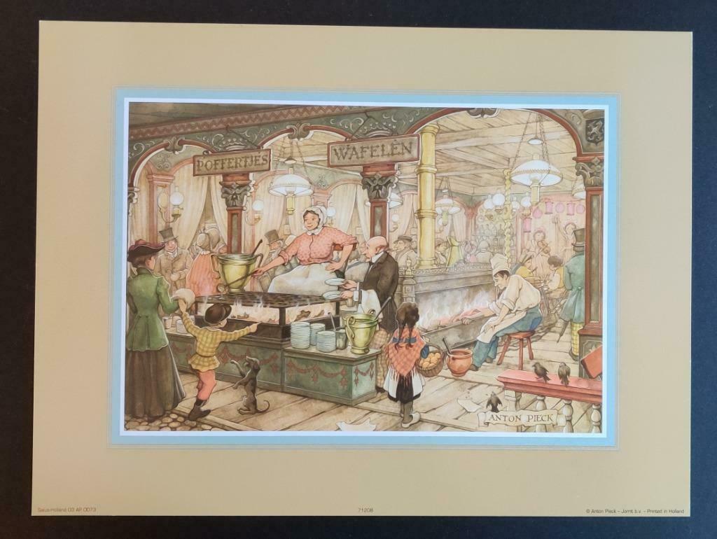 Anton Pieck poffertjes wafelen 23 cm x 30.5 cm, Verzenden, Nieuw