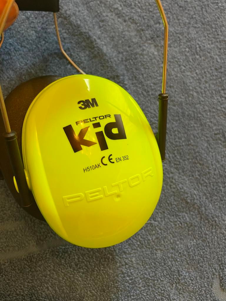3M Peltor Kid Gehoorkap – Fluogeel – Ideaal voor Kinderen, Ophalen, Zo goed als nieuw