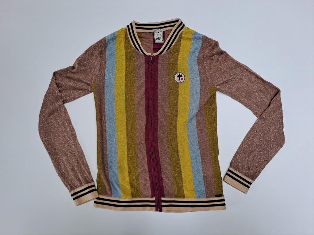 Mt 140 Veelkleurig gebreid zomerjasje met glinsters, Kinderen en Baby's, Meisje, Ophalen of Verzenden, Zo goed als nieuw, Scotch & Soda