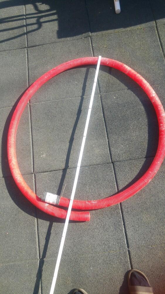 Tuyau tube raccord rouge flexible 300cm x 5cm famaflex, Jardin & Terrasse, Enlèvement ou Envoi, Comme neuf
