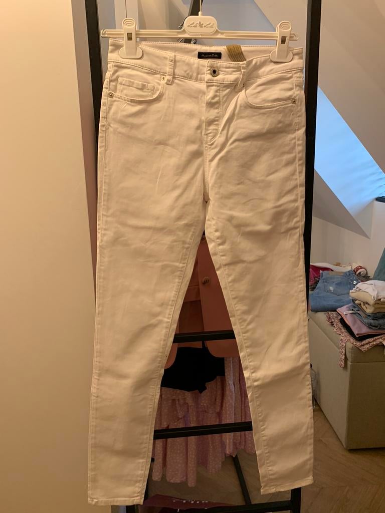 Witte jeans massimo dutti 36, Ophalen of Verzenden, Zo goed als nieuw