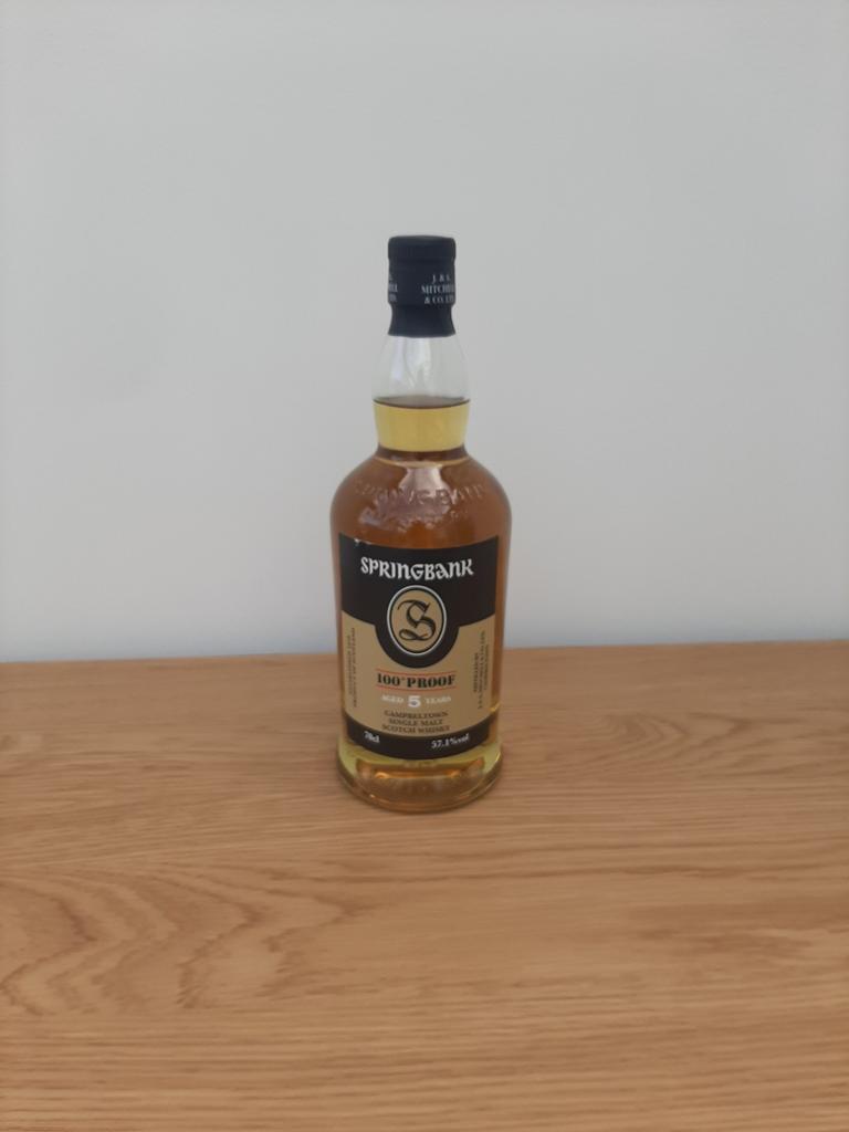 Springbank 5 100 proof, Ophalen of Verzenden
